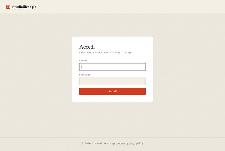 QR Studio, generatore di QR code dinamici con analitiche di scansione