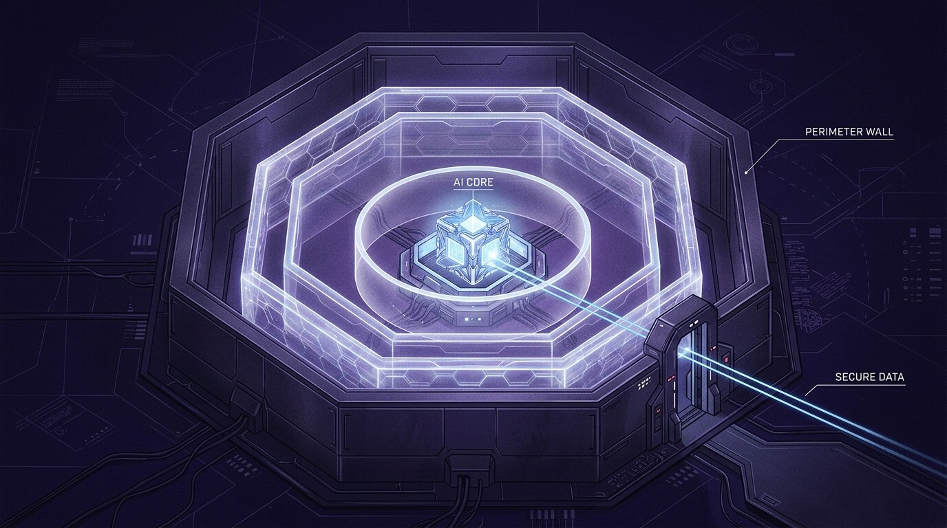 Barriere di isolamento concentriche attorno a un nucleo AI: la scala di un sandbox per agenti AI